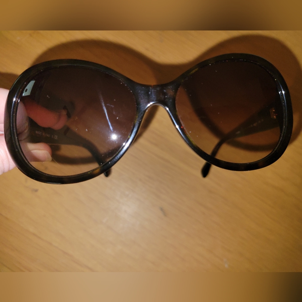 CHANEL Oversized Sunglasses in Brown with Case, Box, and Shopping Bag - Picture 12 of 14